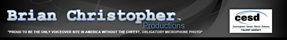 Brain Christopher Voice Over